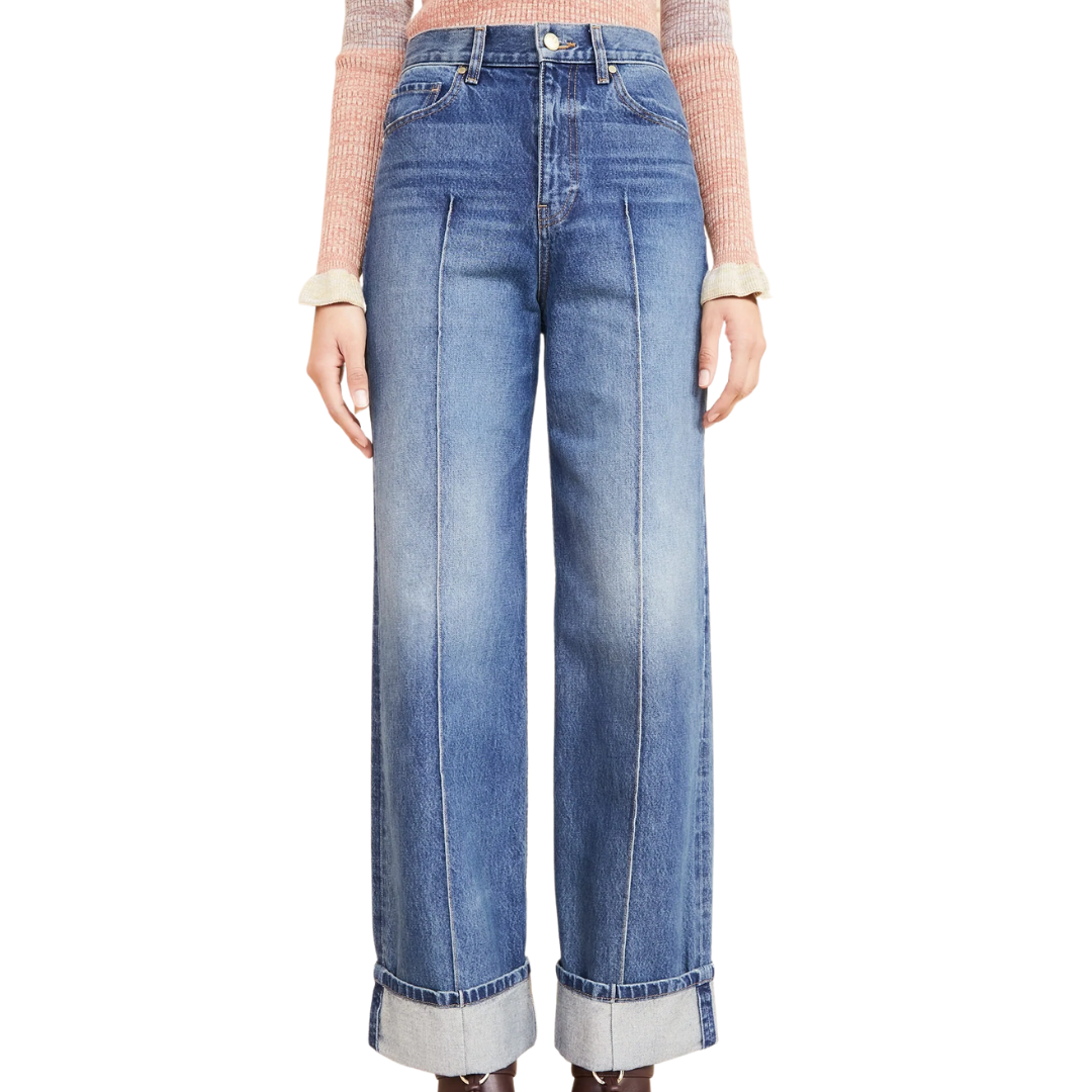 The Genevieve Jean in Danube Dark Indigo Wash