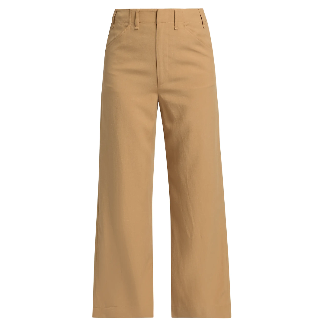 Allison Wide-Leg Pants in Fawn