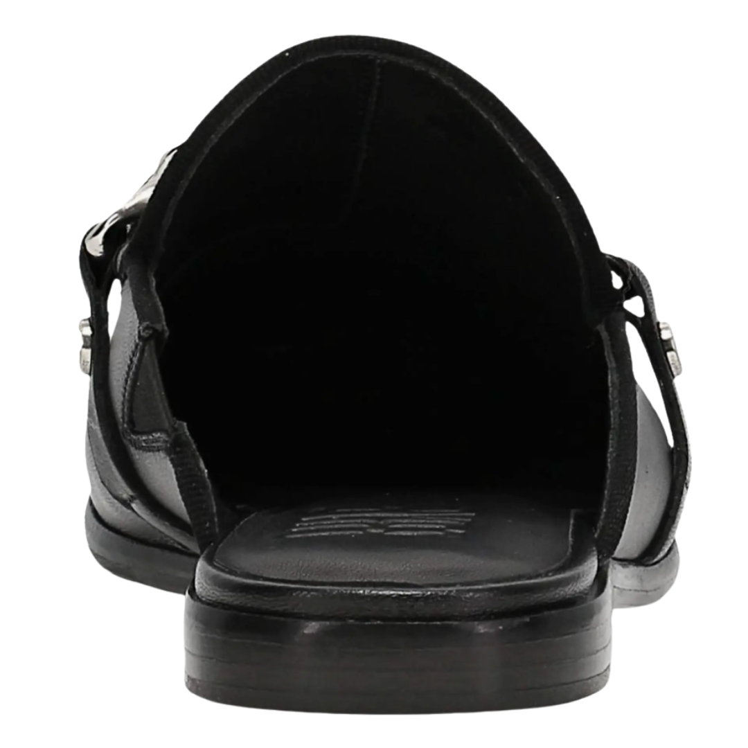 Faith Chain Mule in Black