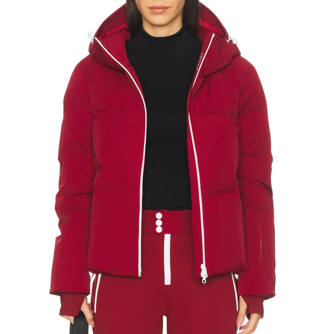Poppy Ski Jacket in Holiday Ruby