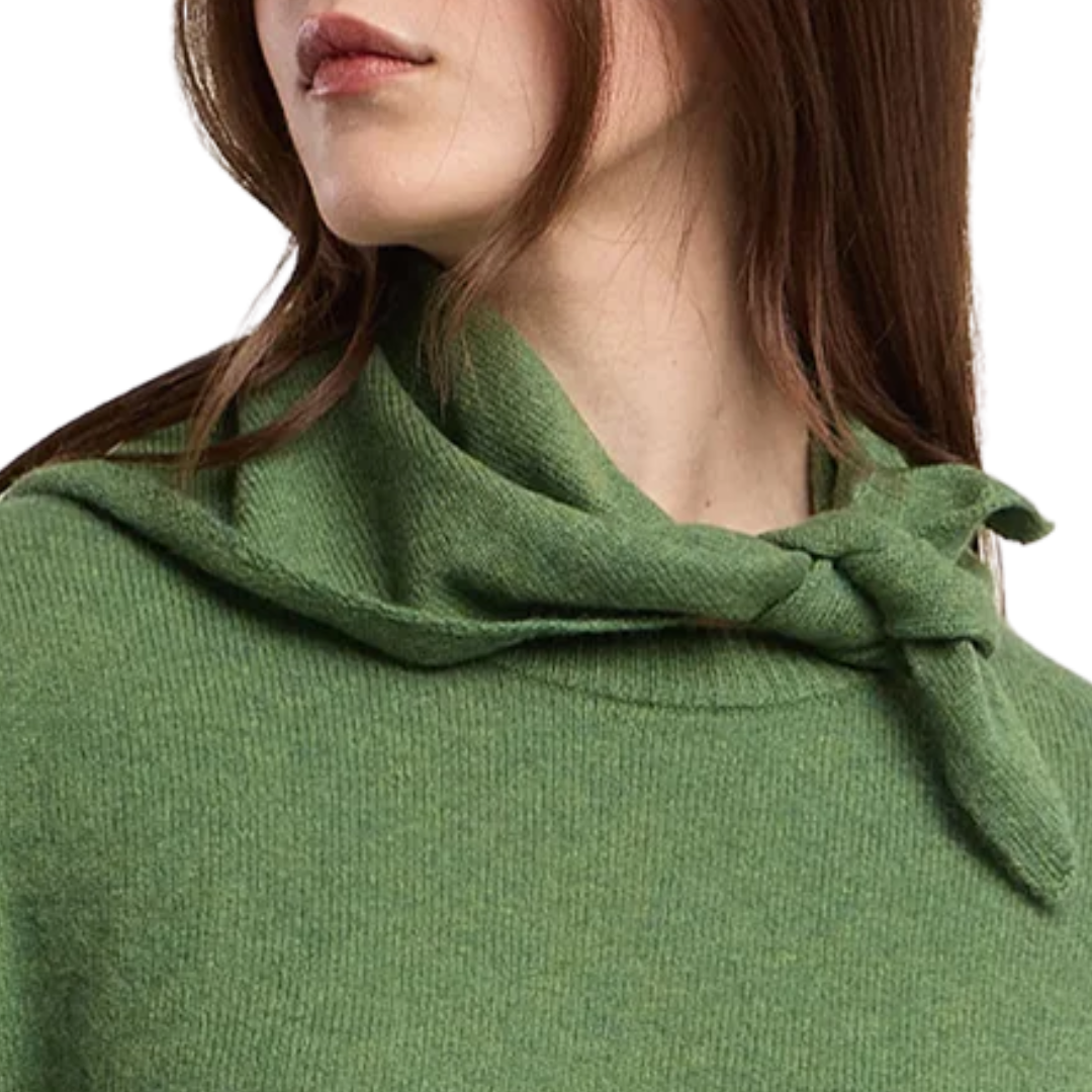 Helen Cashmere Scarf in Moss