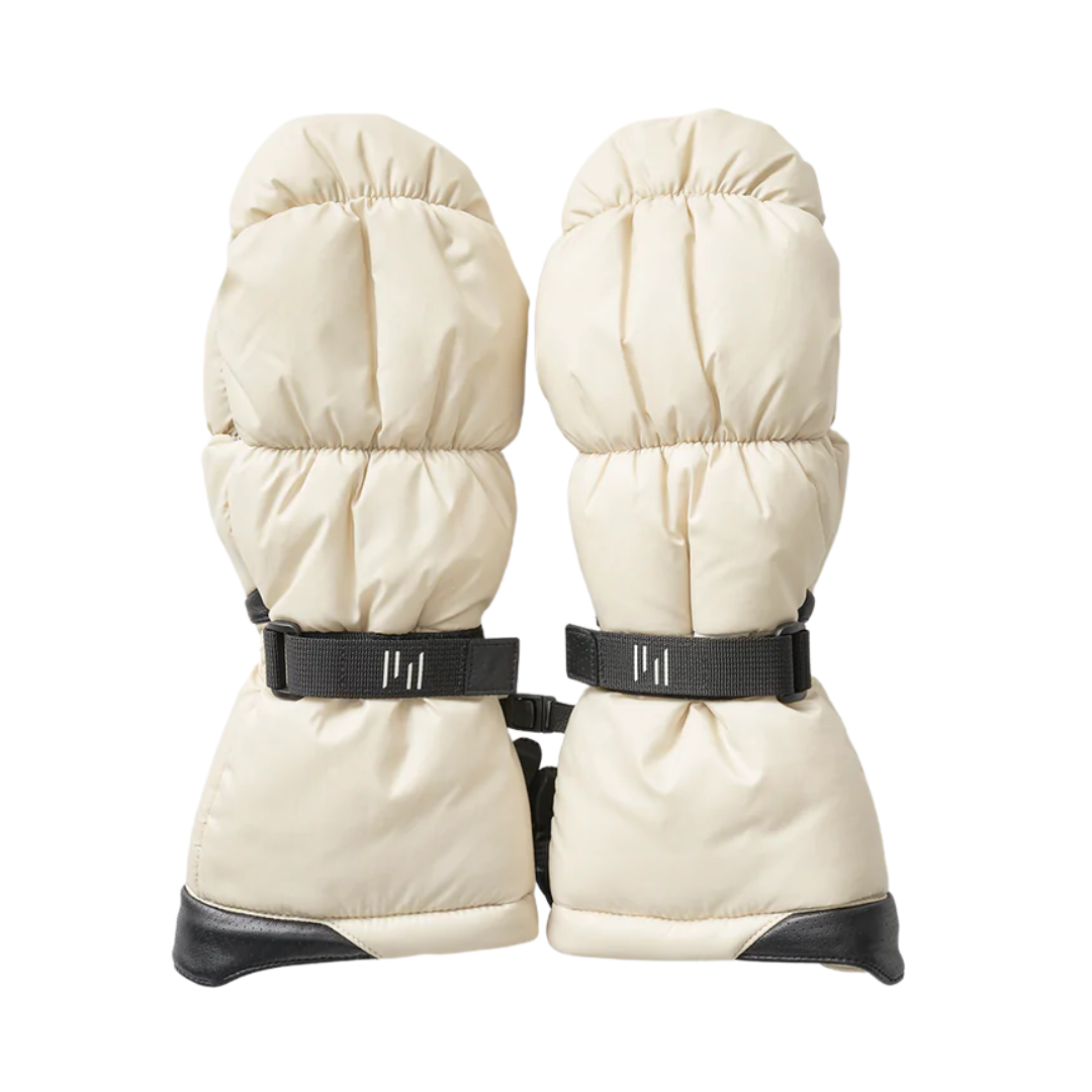 Puffy Mitten in Canvas 