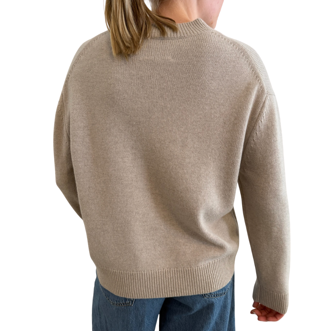 Boy Crewneck in Sand