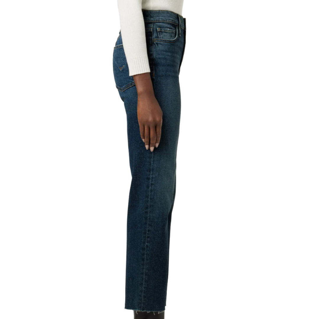 Remi High-Rise Straight Crop Jean in Atmosphere