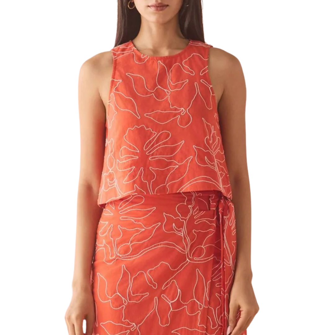 Maggie Tank in Uma Persimmon