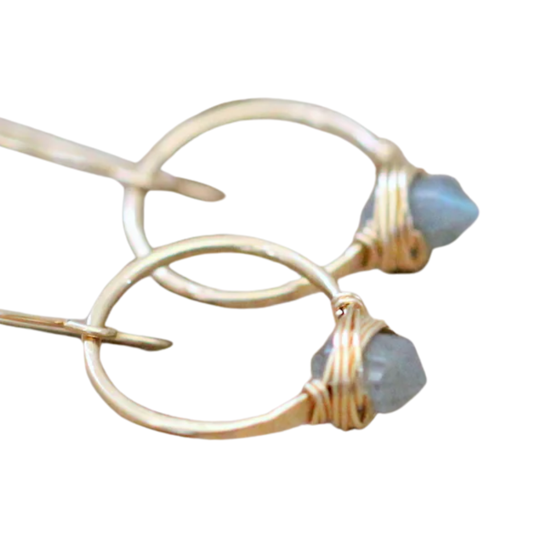 Pike Hoops in Labradorite