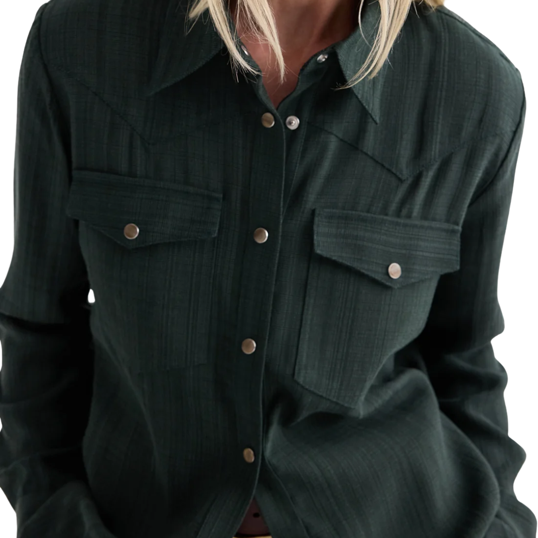 Lone Rider Shirt in Darkest Spruce