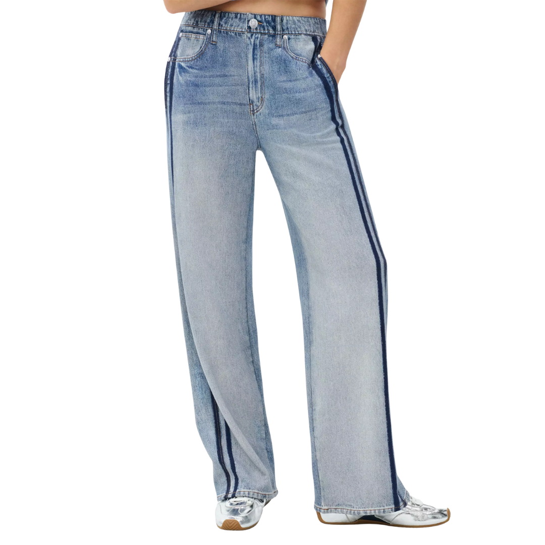 Miramar Wide-Leg Track Pants in Coney