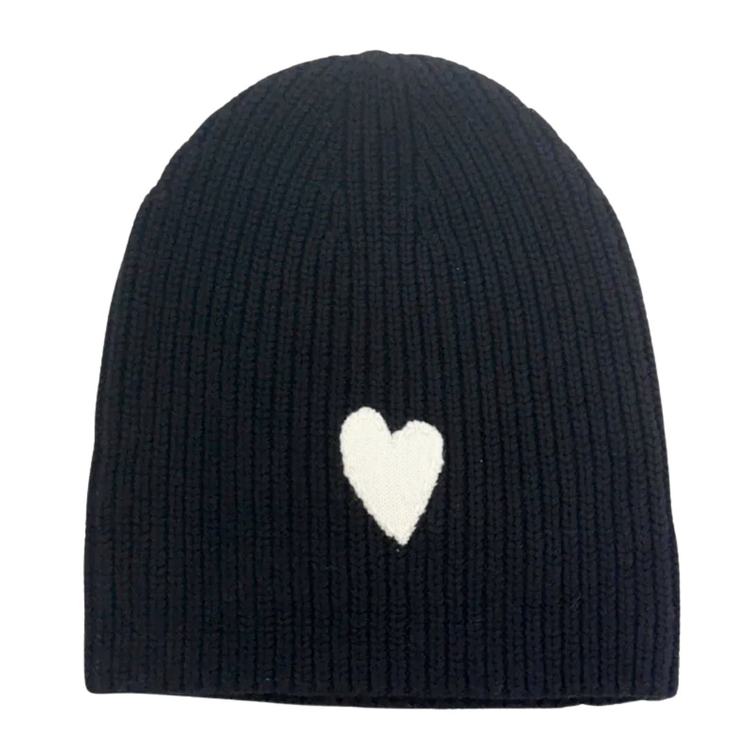 Love Beanie in Black