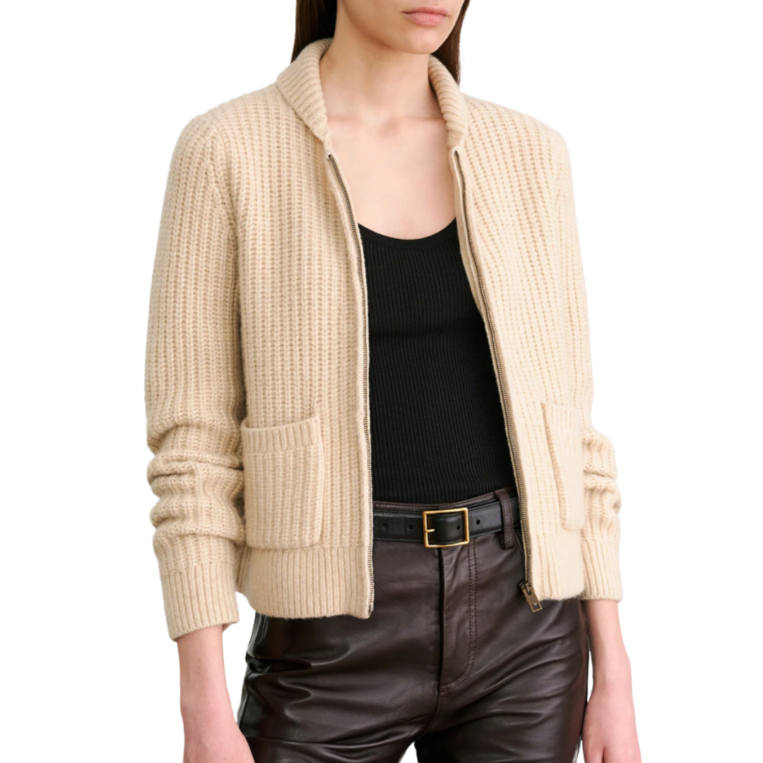 Tessen Cardigan in Wheat