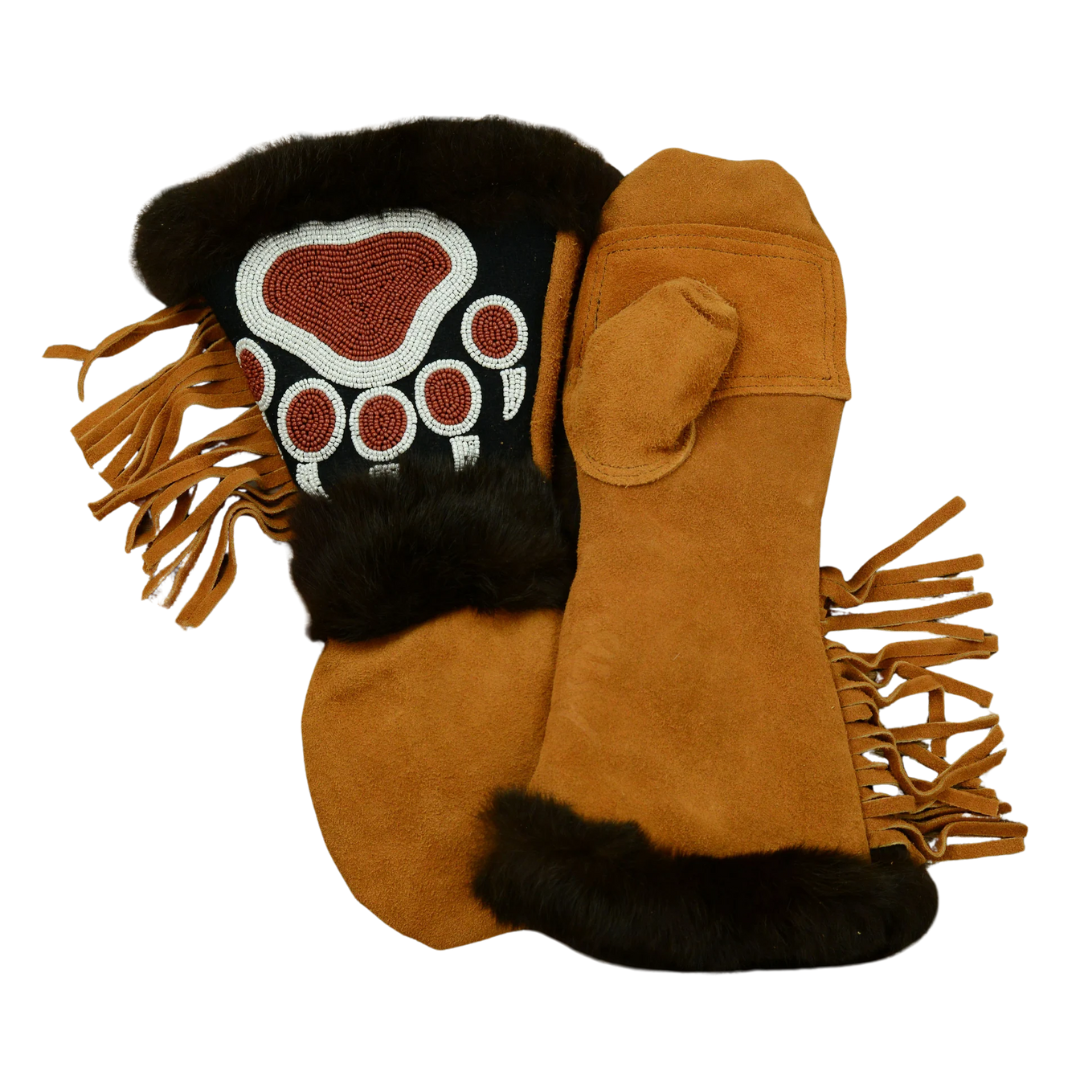 Boone Mittens in Brown