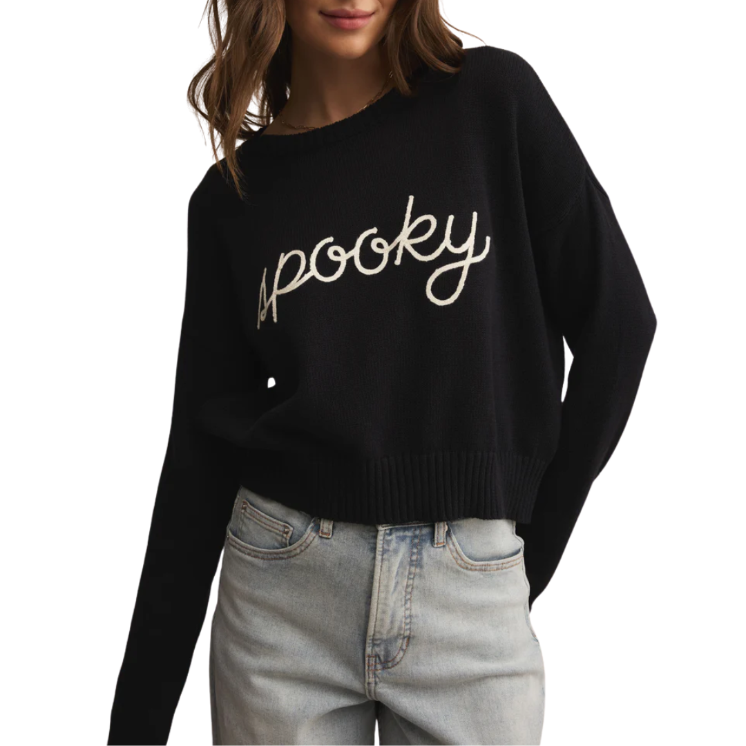 Sienna Spooky Sweater in Black