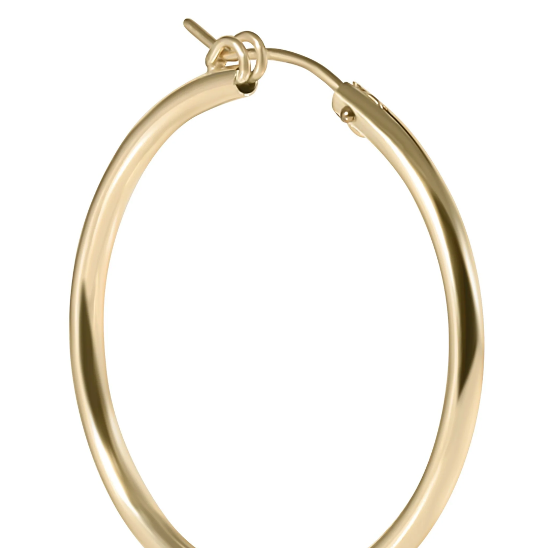 Round Gold 1.25" Hoop