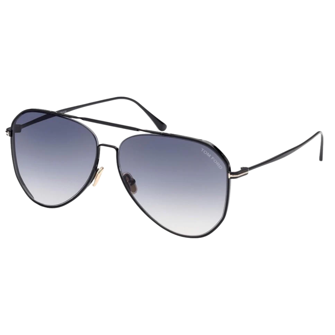 Charles Pilot Sunglasses in Black