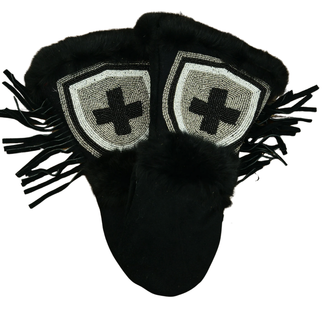 Drake Mittens in Black