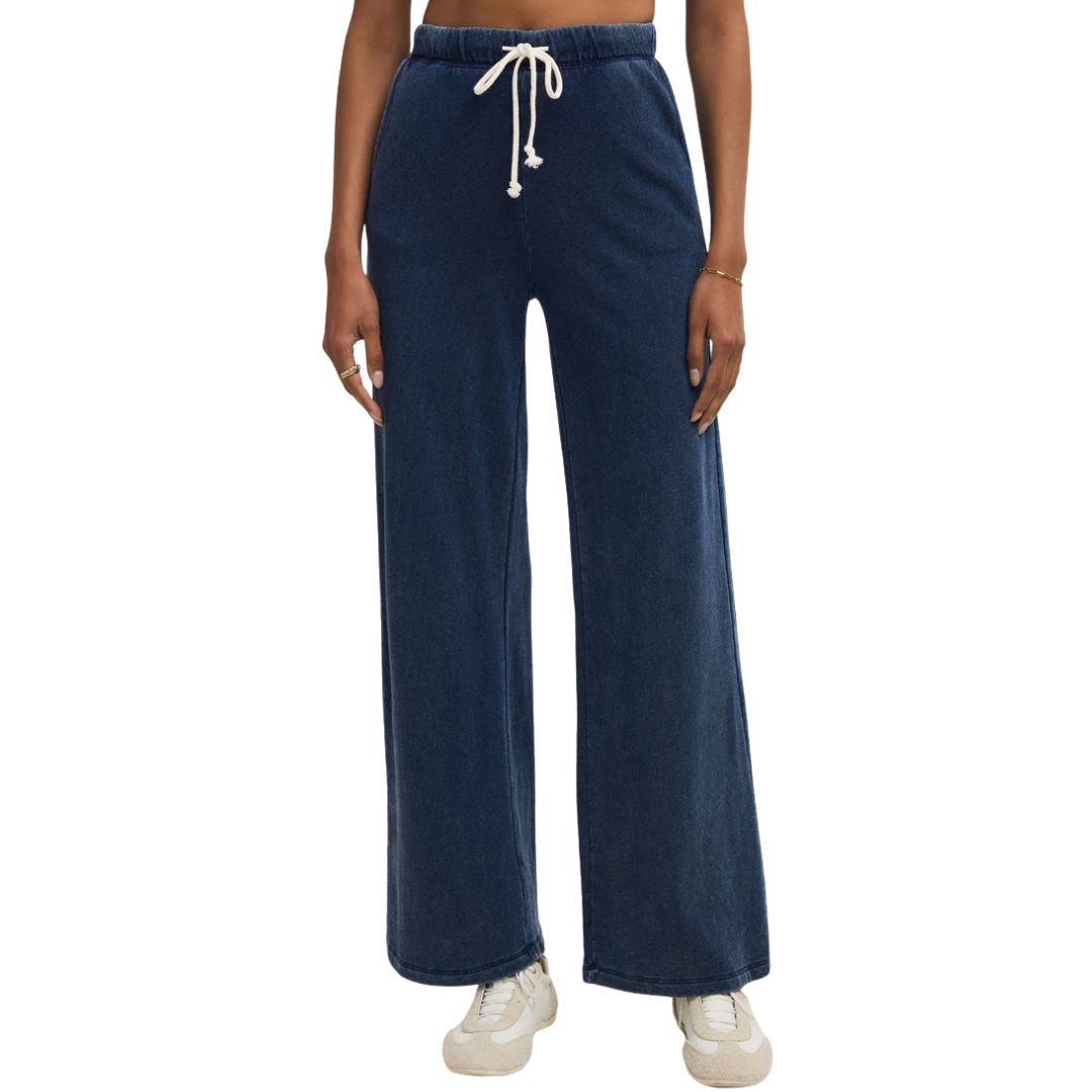 Hunter Knit Denim Pant in Indigo