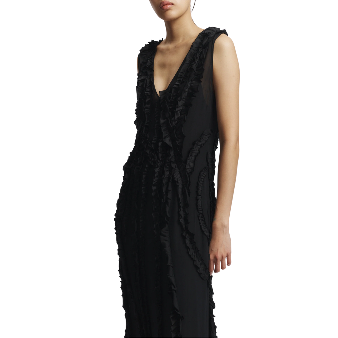 Renata Shift Dress in Black