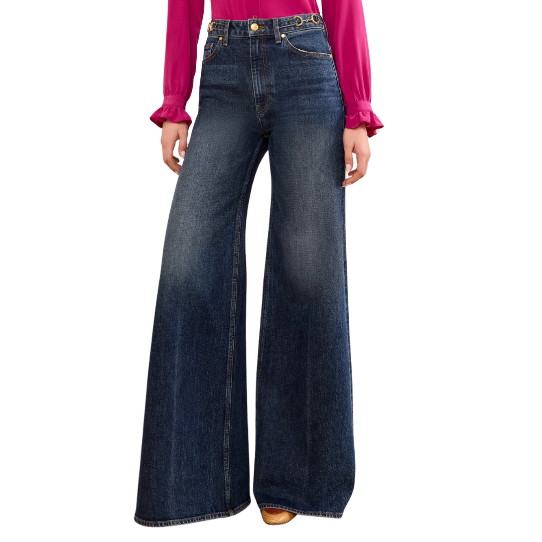 The Stretch Valory Flare Jean in Nile