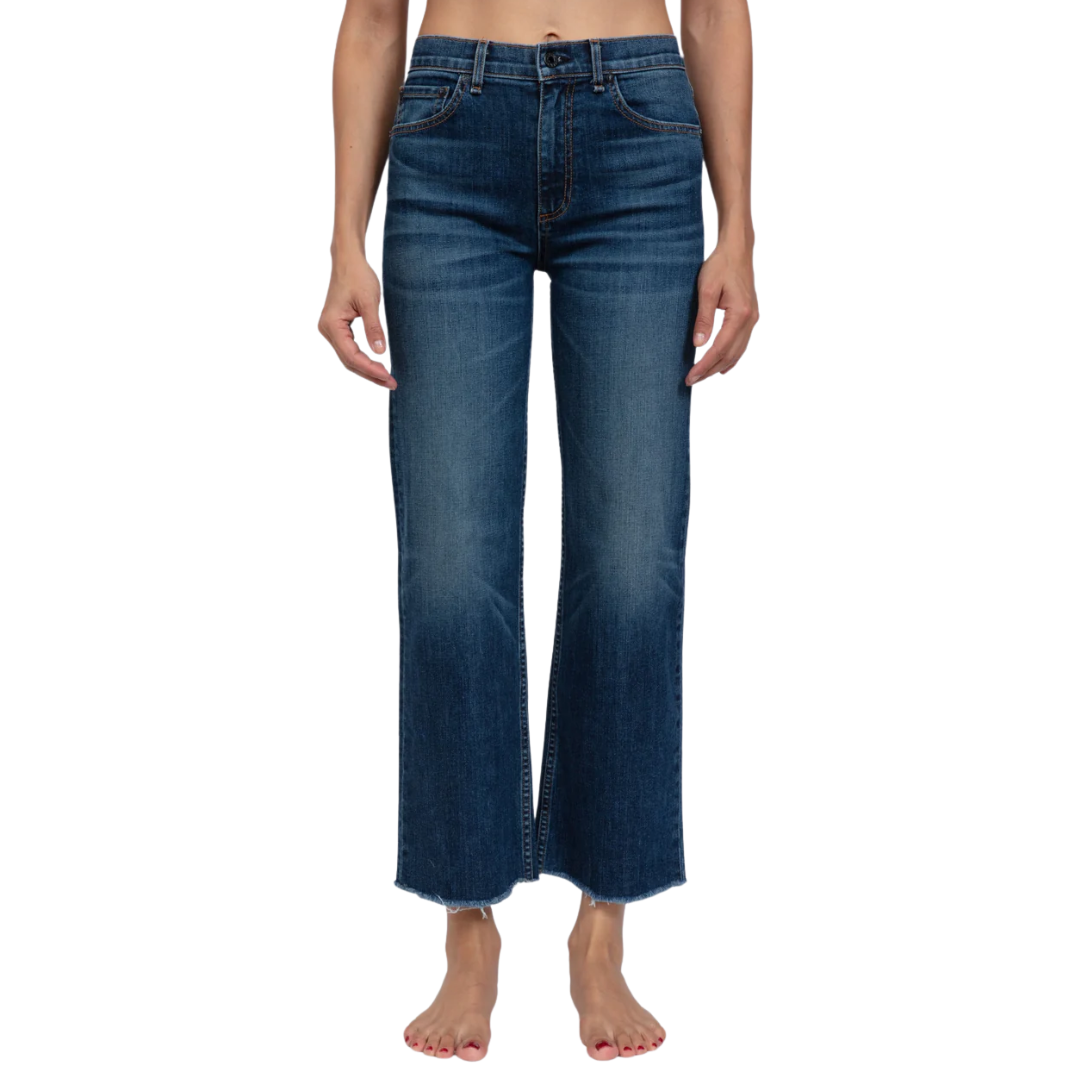 Crop Wide Leg in Chevelle