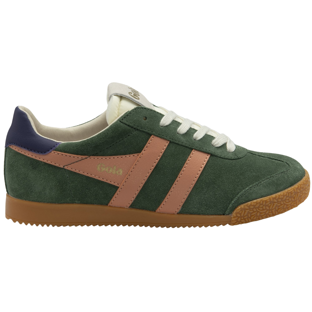 Elan Sneaker in Evergreen/Terracotta/Plum