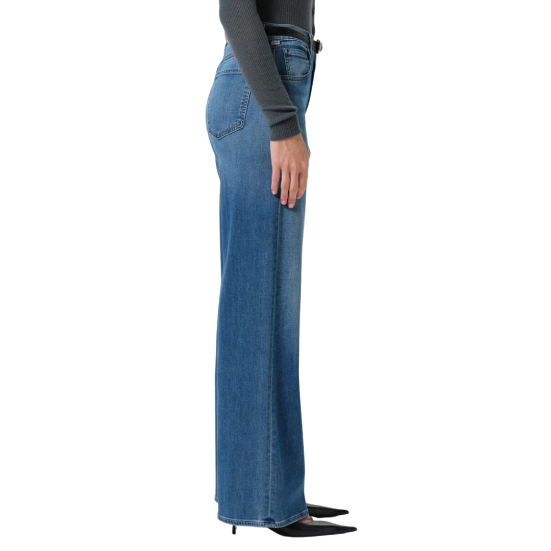 Lyra Long Wide Leg in Candlelight