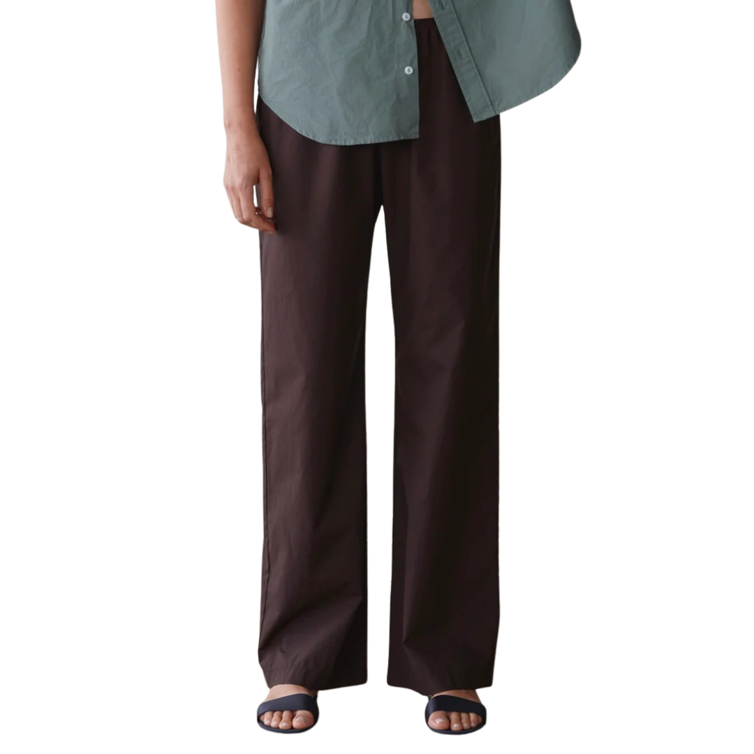 The Pop Simple Pant in Espresso