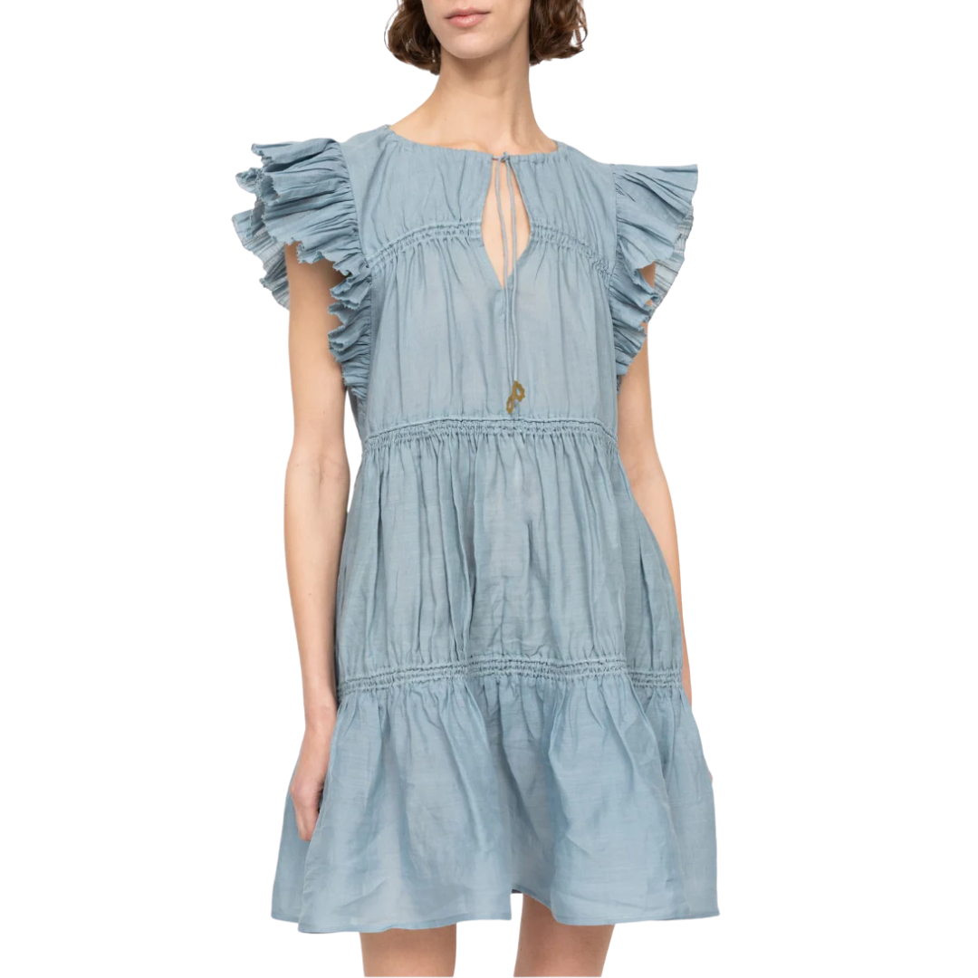 Anise Tunic Dress in Blue