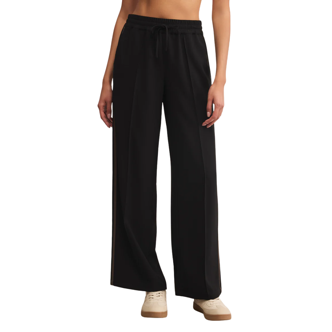 Saunder Track Pant in Black