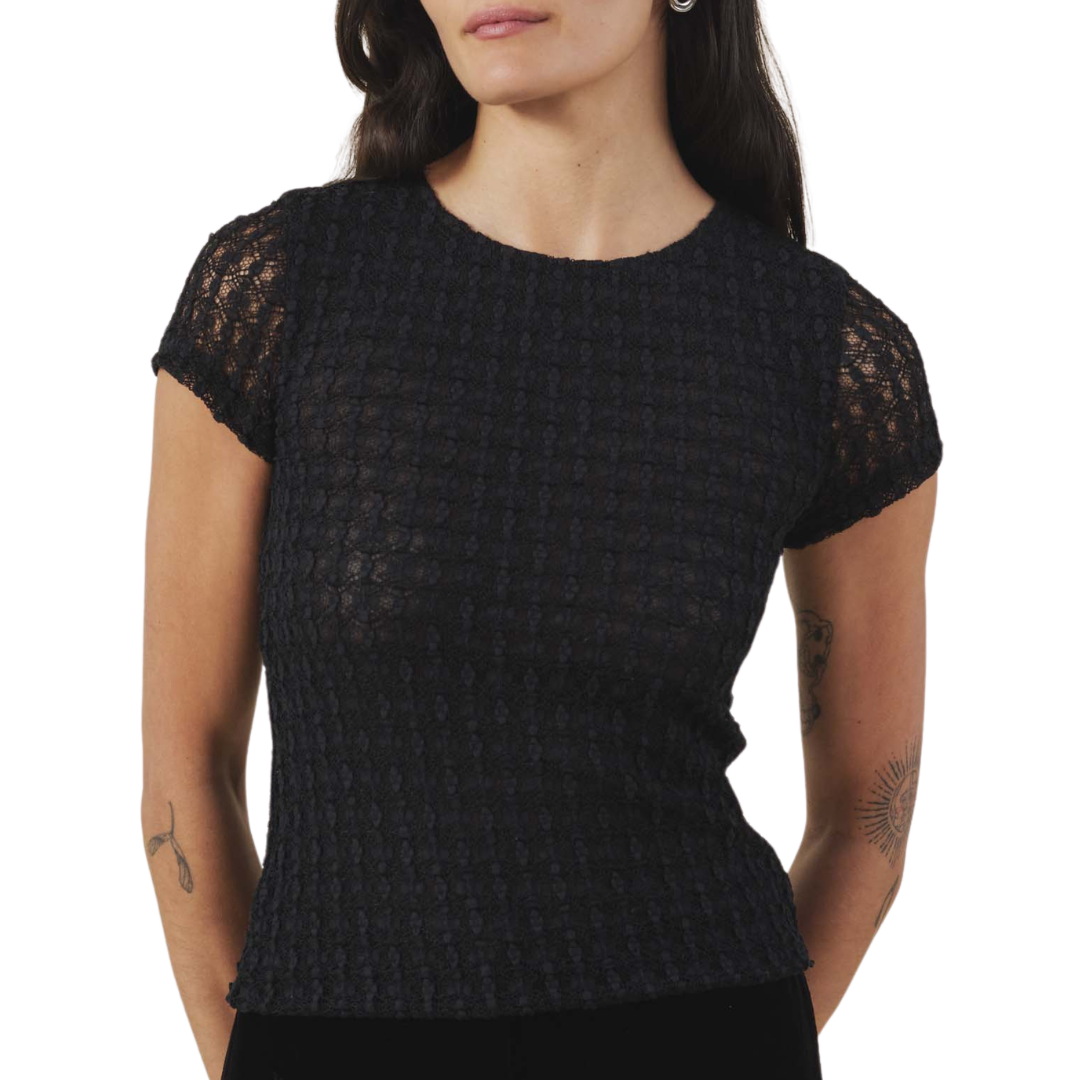 Tracy Lace Top in Black