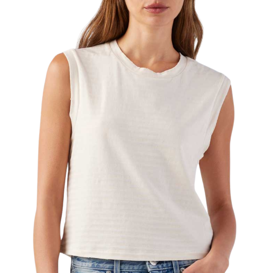 Sleeveless Babe Tee in Natural
