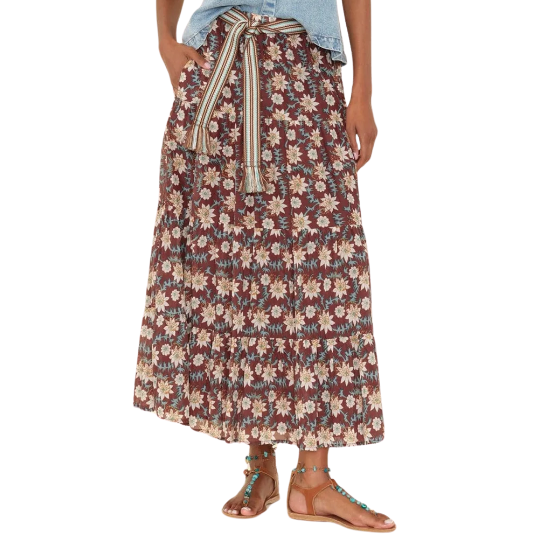 Viola Skirt in Cedar
