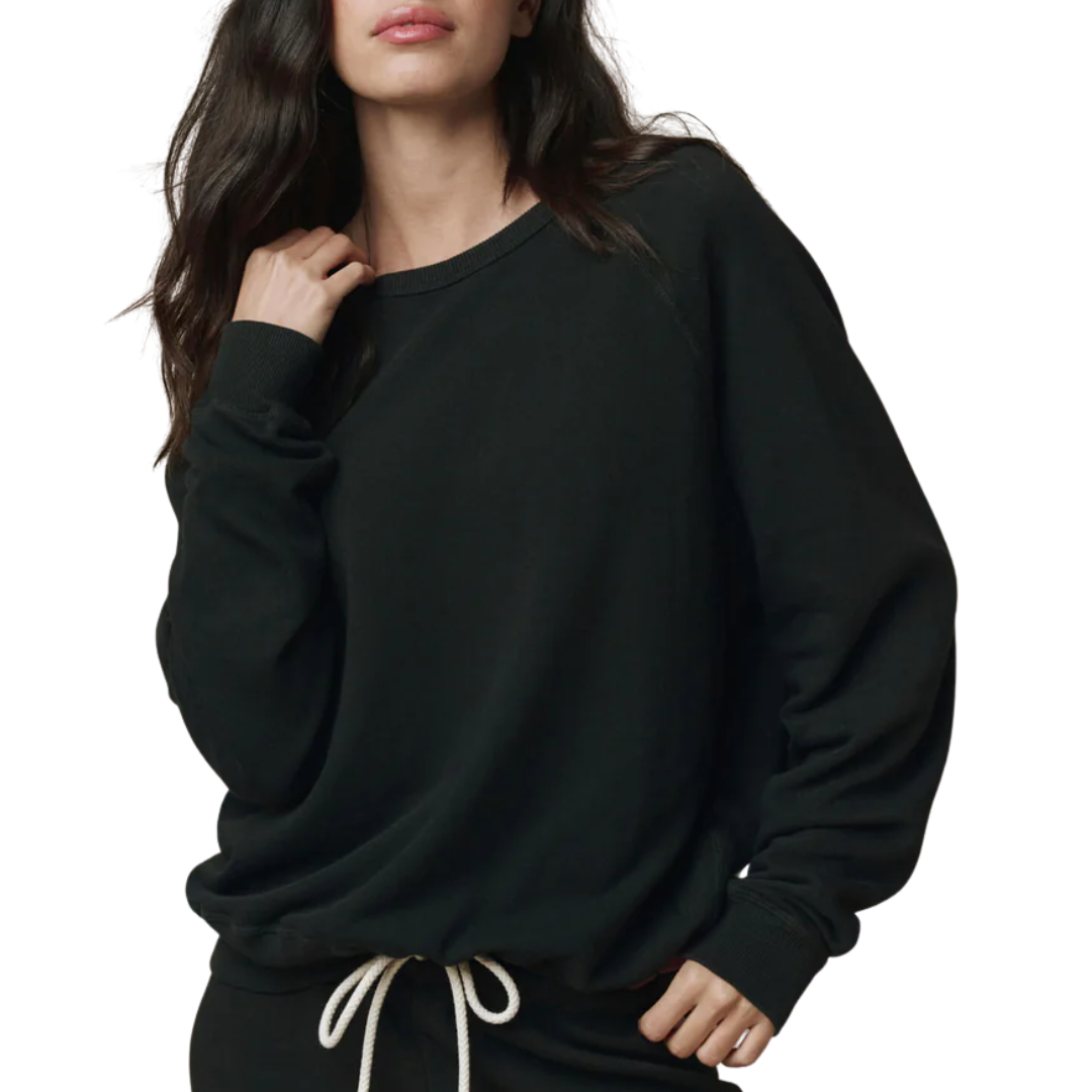 The College Sweatshirt in Almost Black