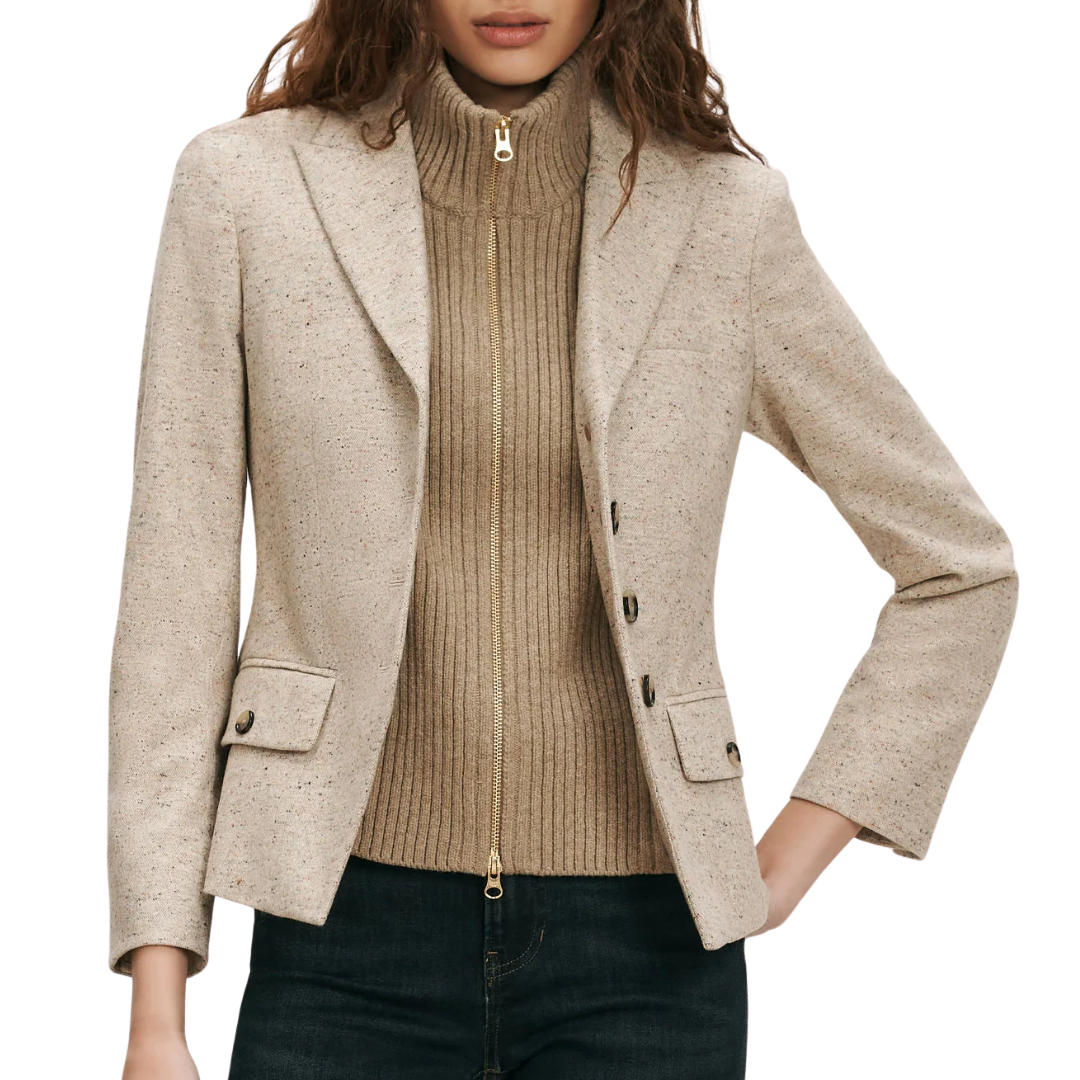 Turtleneck Dickey in Desert Taupe