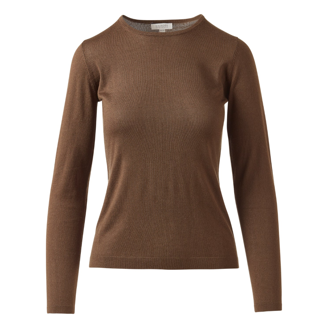 Long Sleeve Crew in Loden