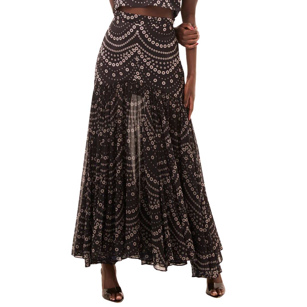 Yara Skirt in Stranded Pearls Mix