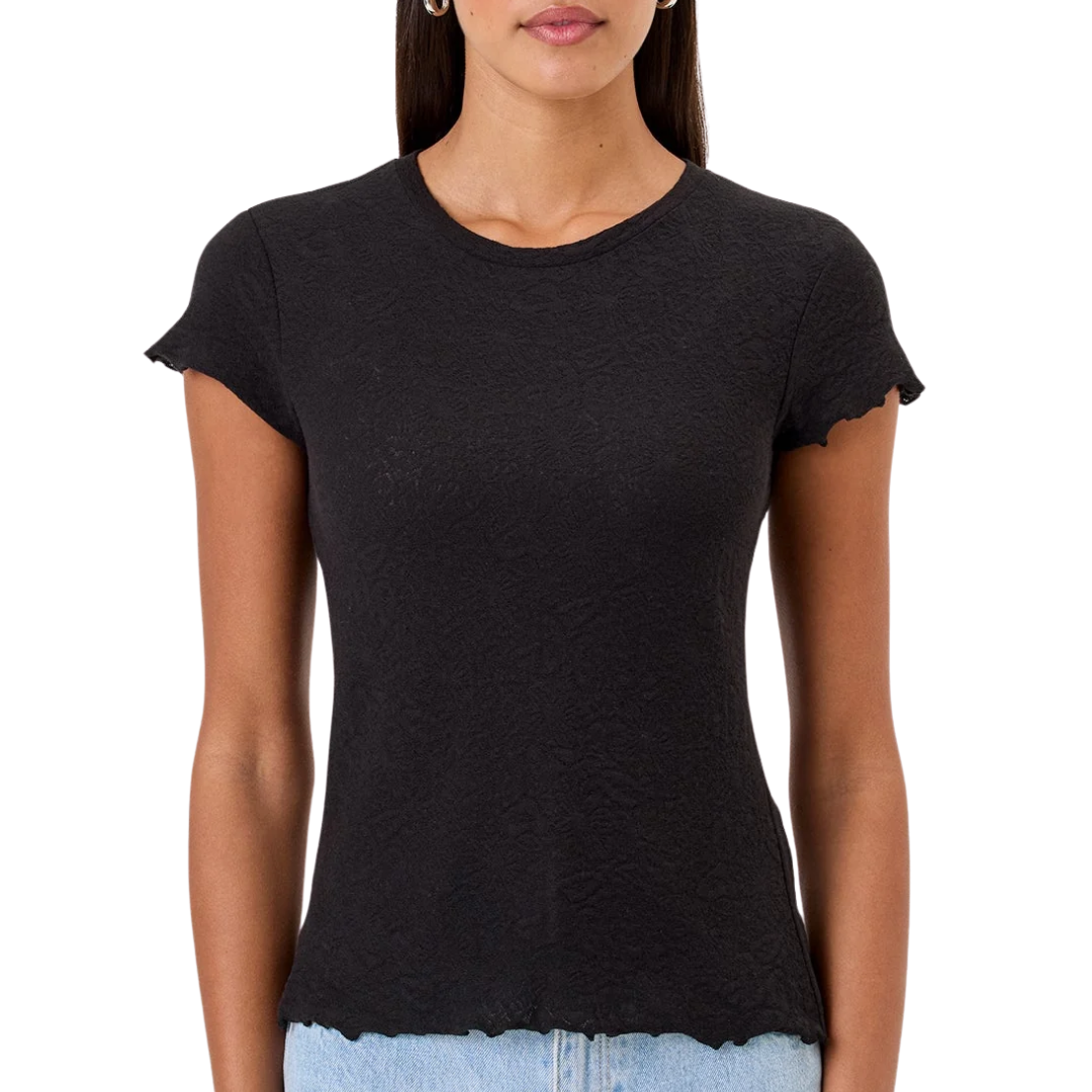 Love Story Tee in Black