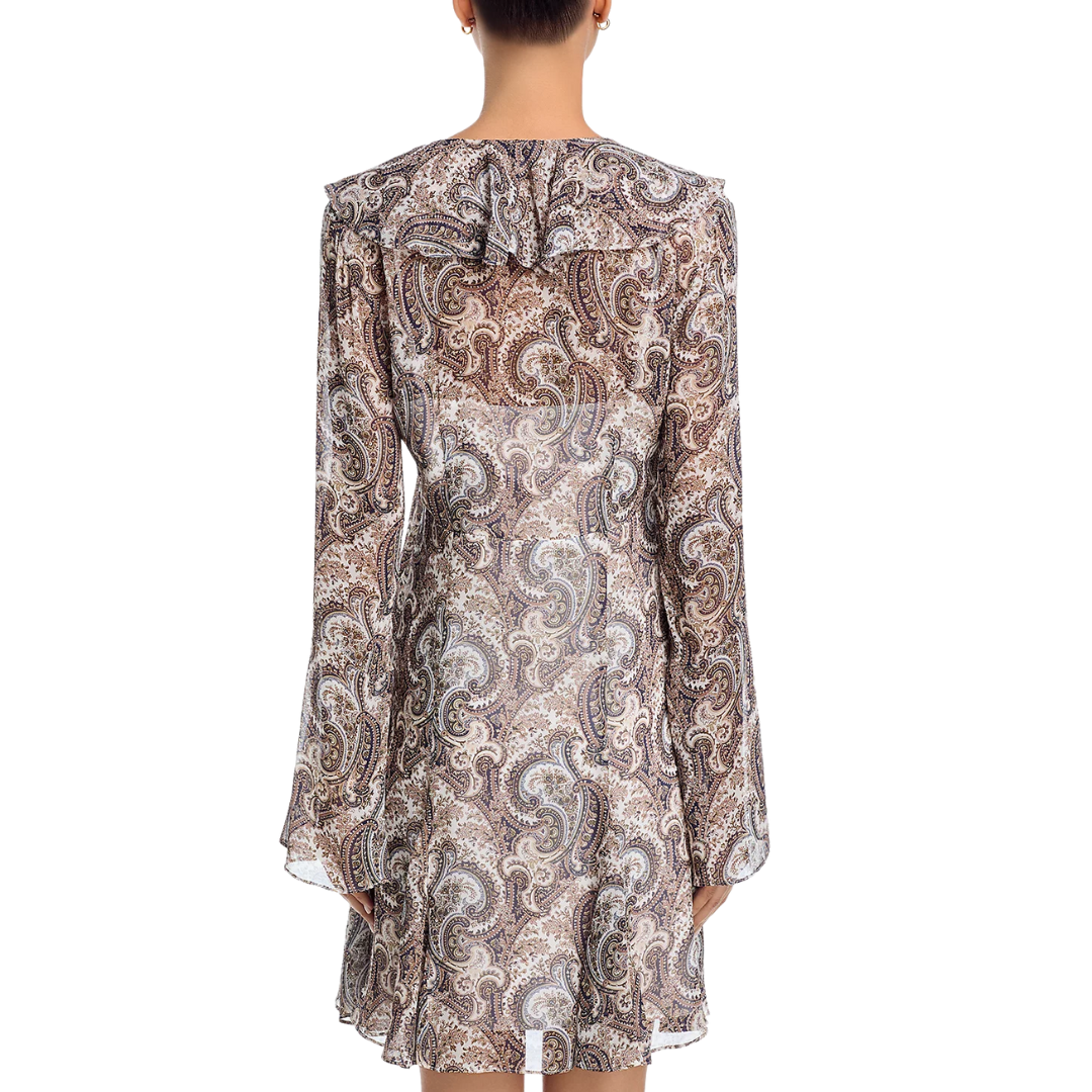 Adrienne Dress in Dove Multi