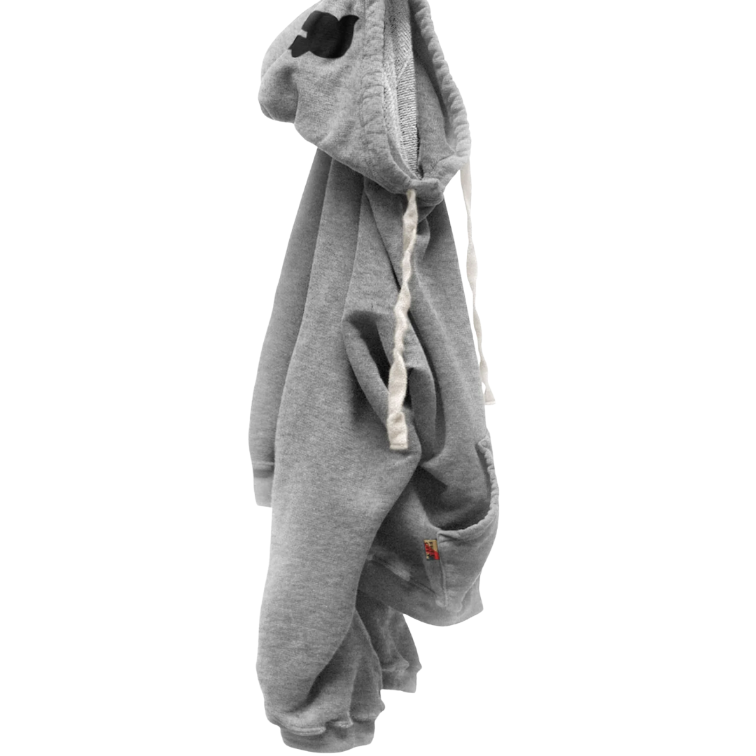 Basicgoodness Terry Fluff Hoodie in Heatheryumm