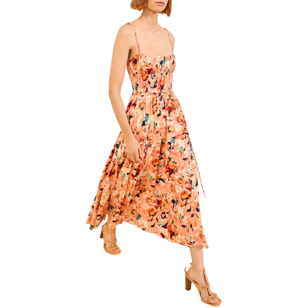 Vidri Cotton Cami Dress in Camellia