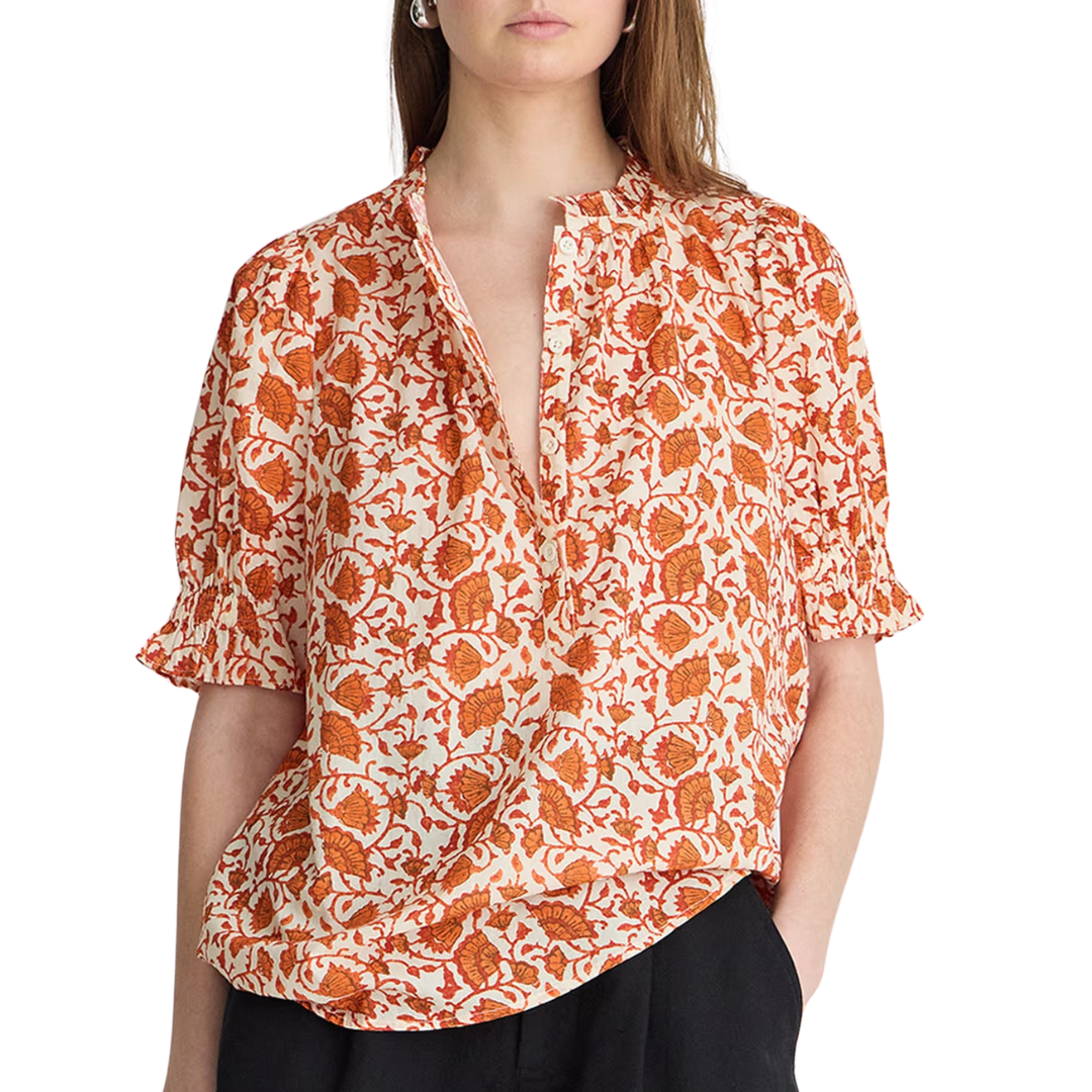 Los Altos Top in Night Blooms Sorbet