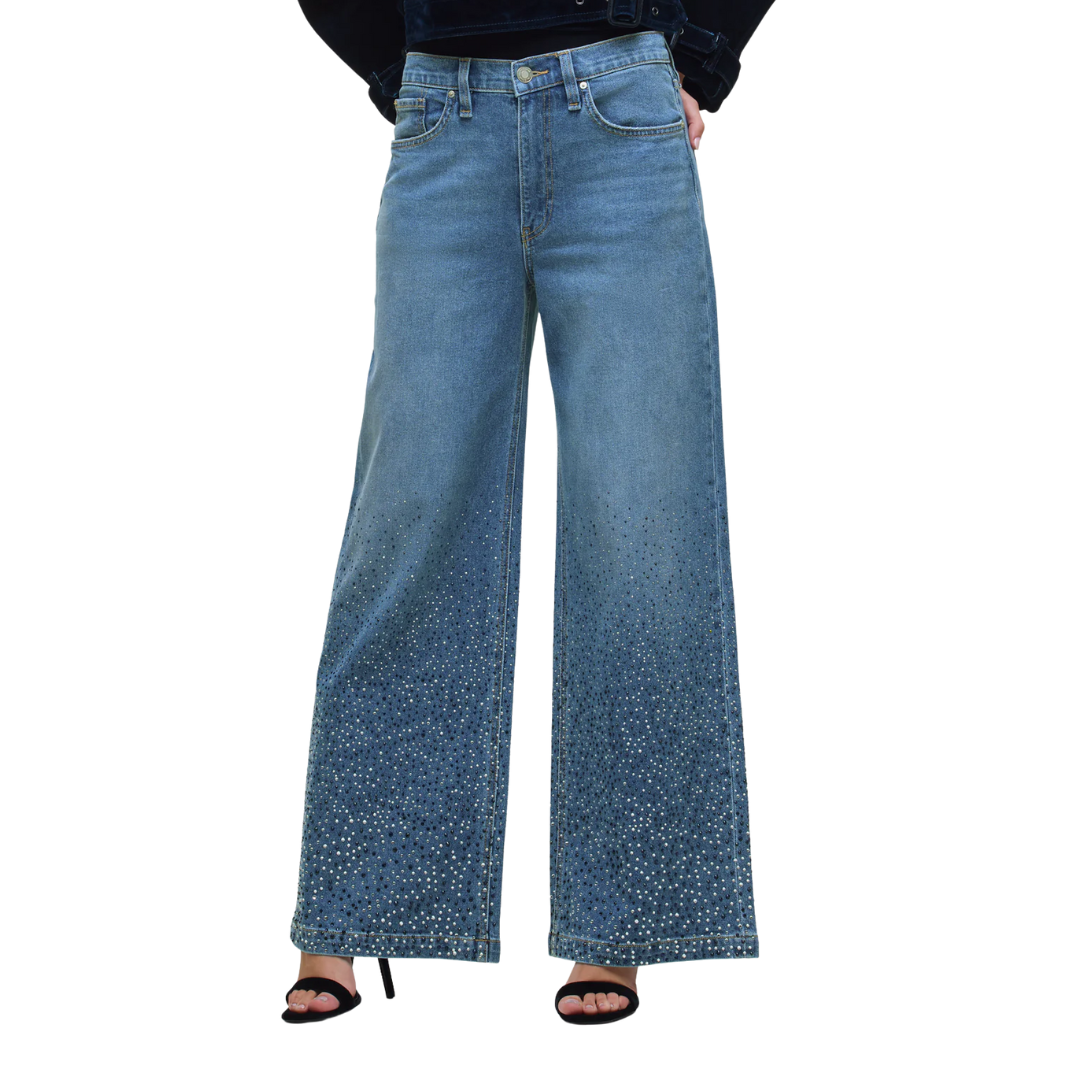 Jodie W/ Stud Detailing in Crystal Blue