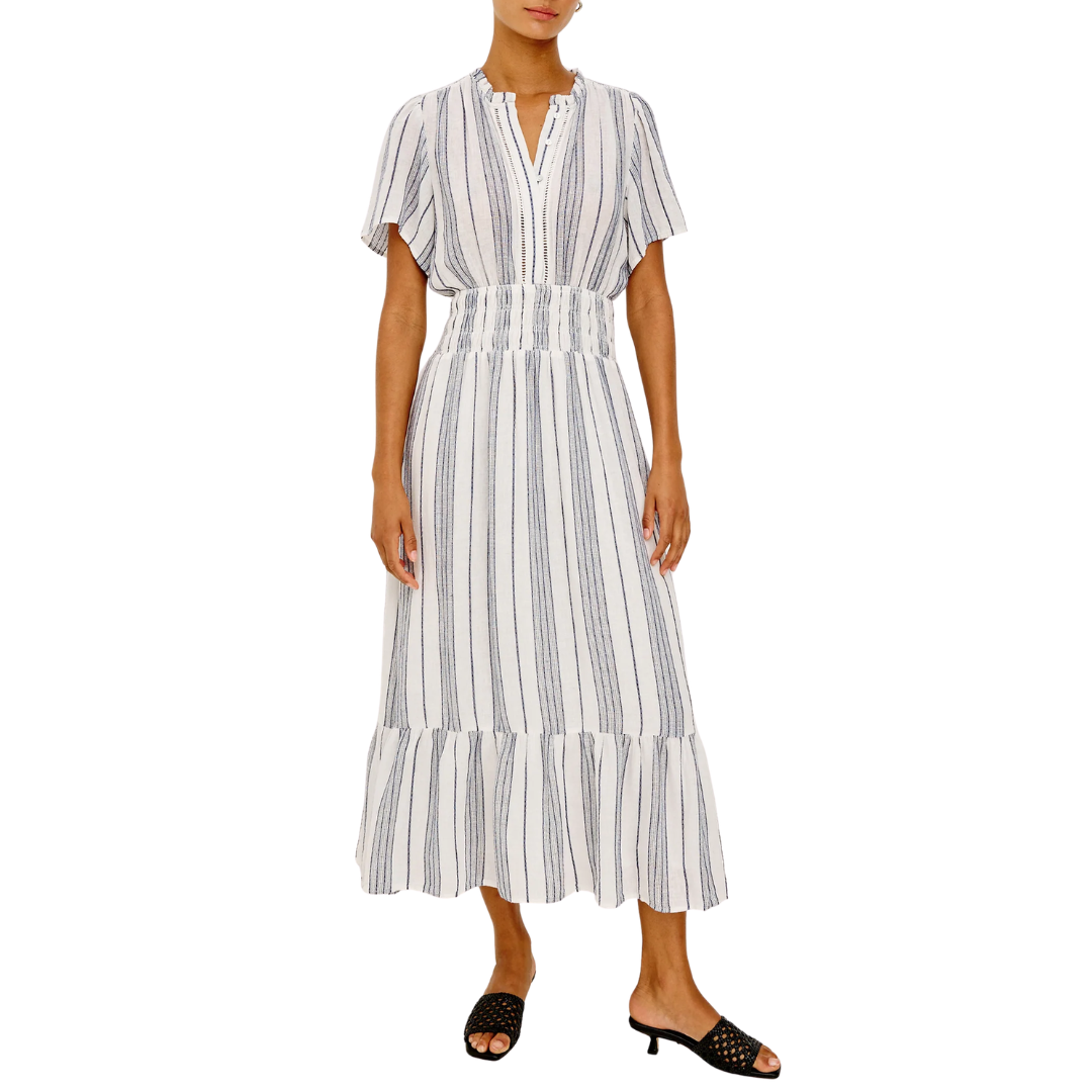 Brent Dress in Salino Stripe