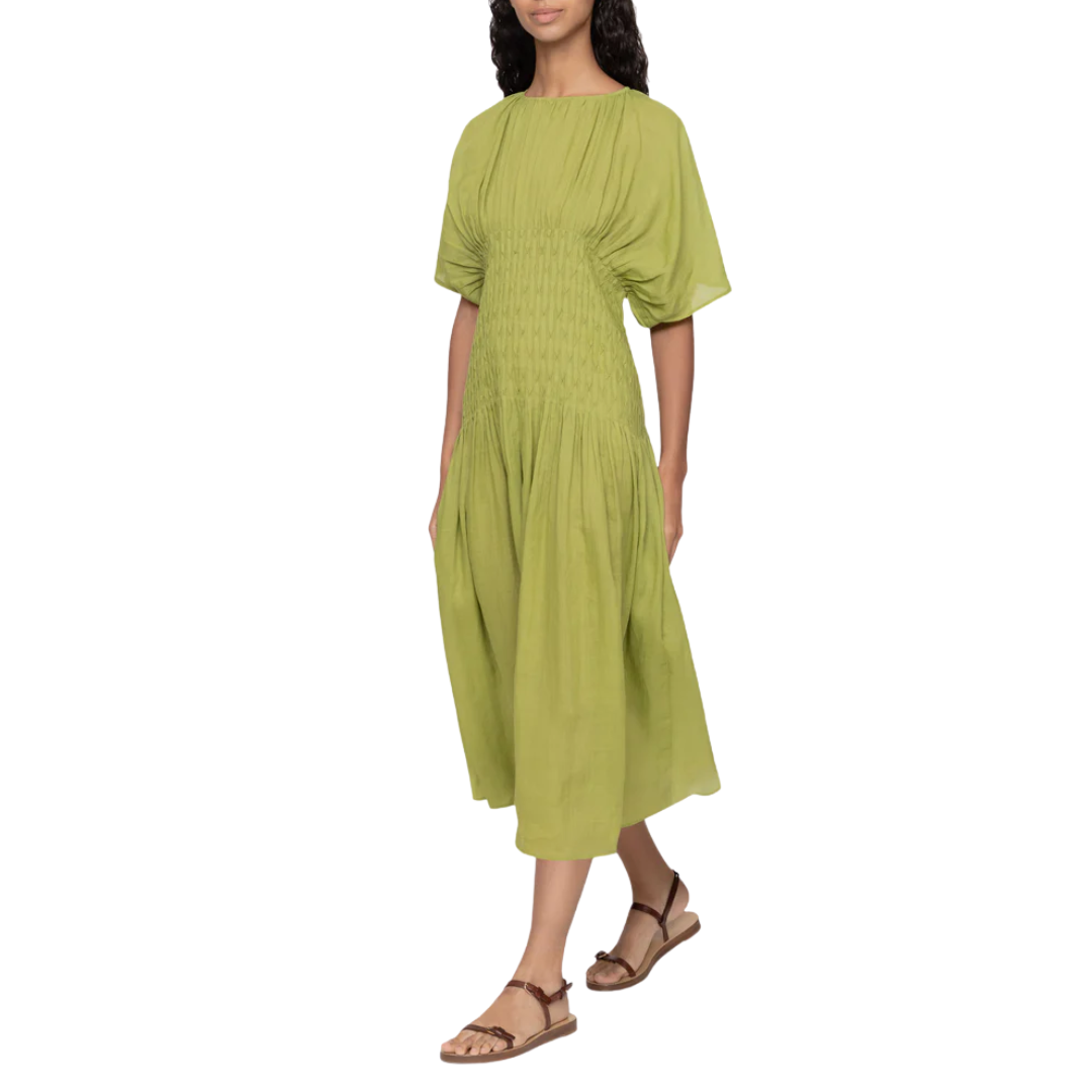 Violet Dress in Green