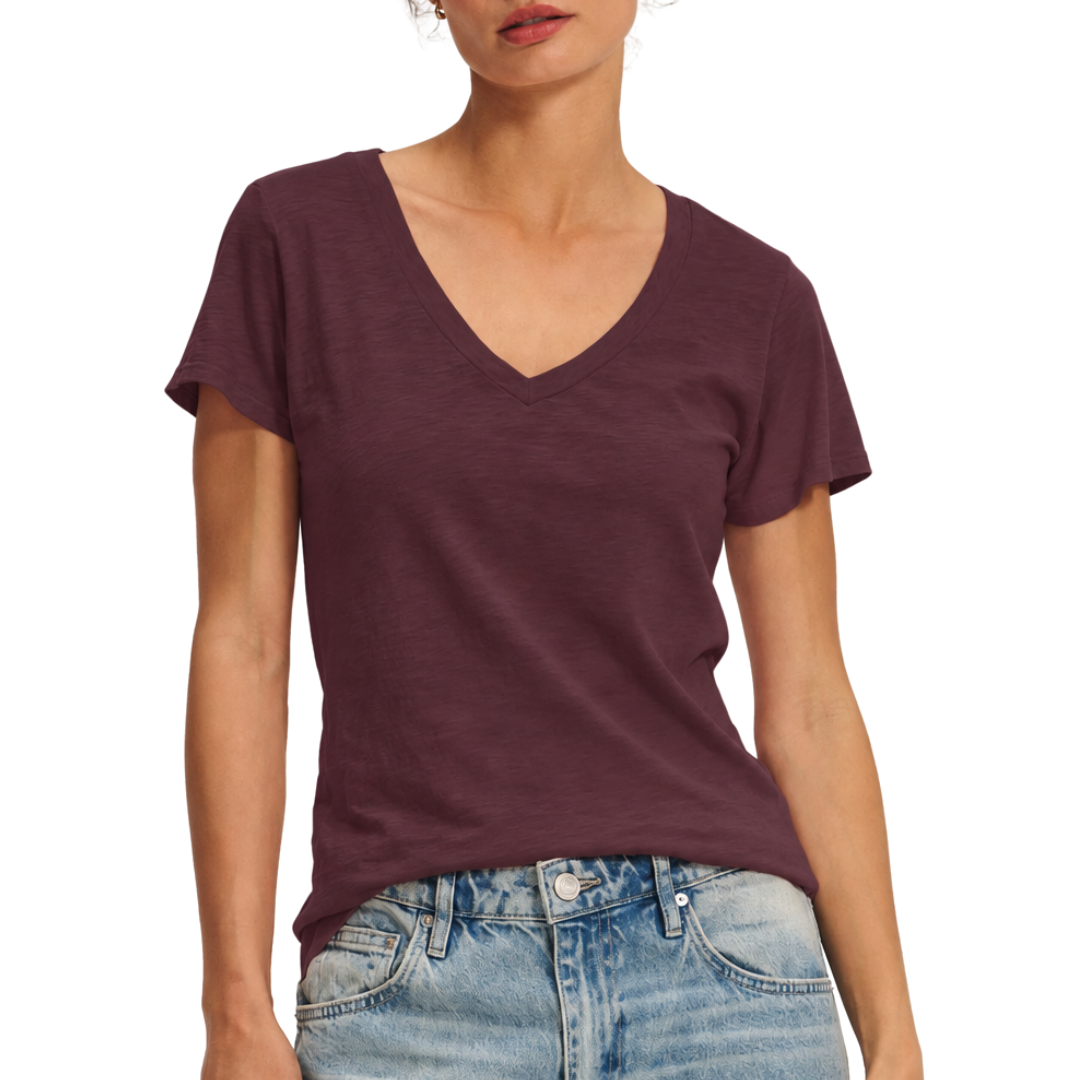 Lilith Tee in Dark Plum