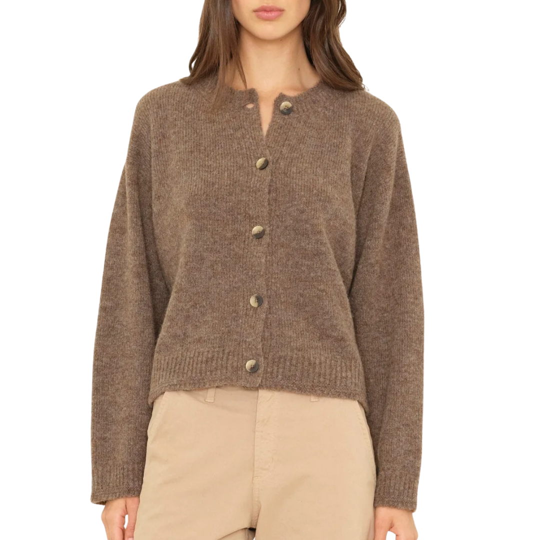 Cameron Cardigan in Taupe