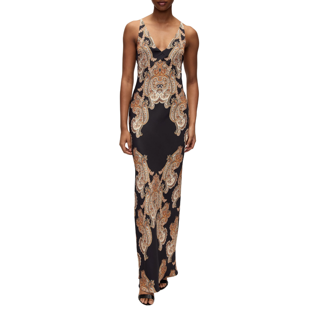 Donelle Dress in Black Multi