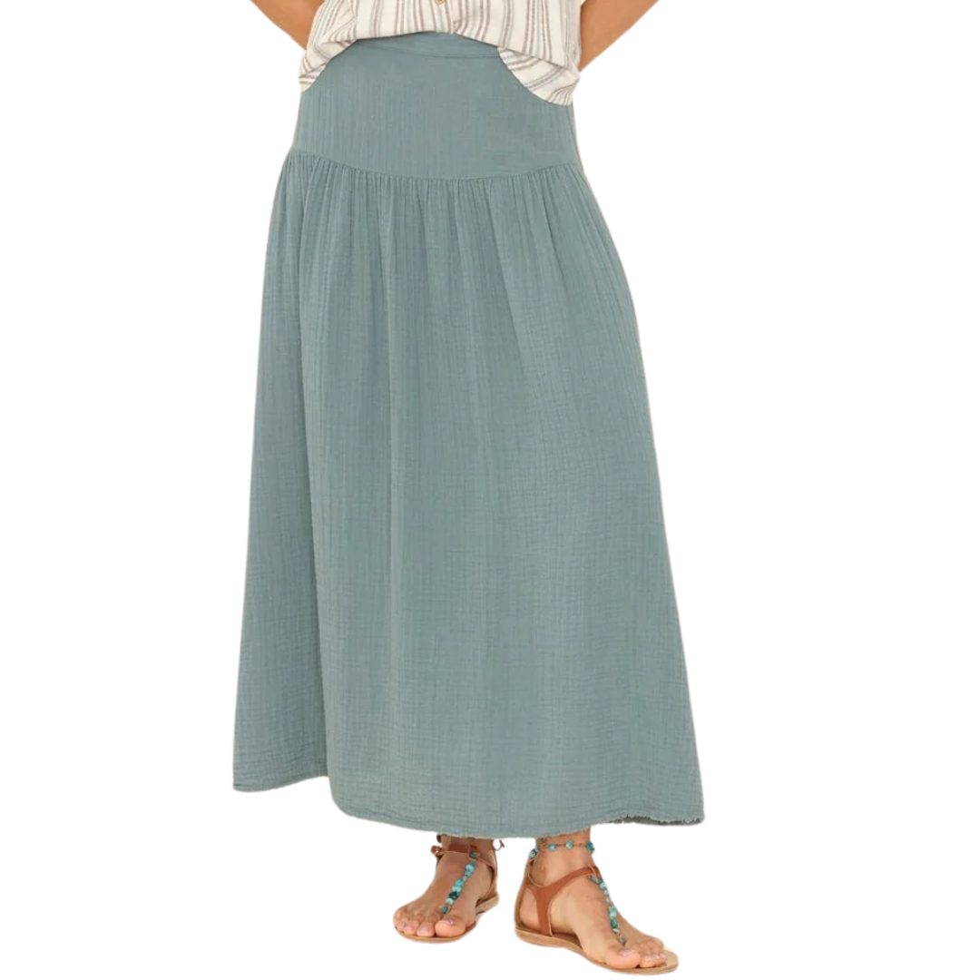 Evelyn Skirt in Dusty Sage