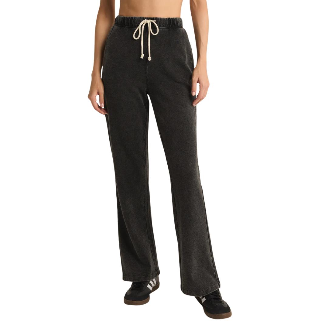 Hunter Knit Denim Pant in Vintage Black