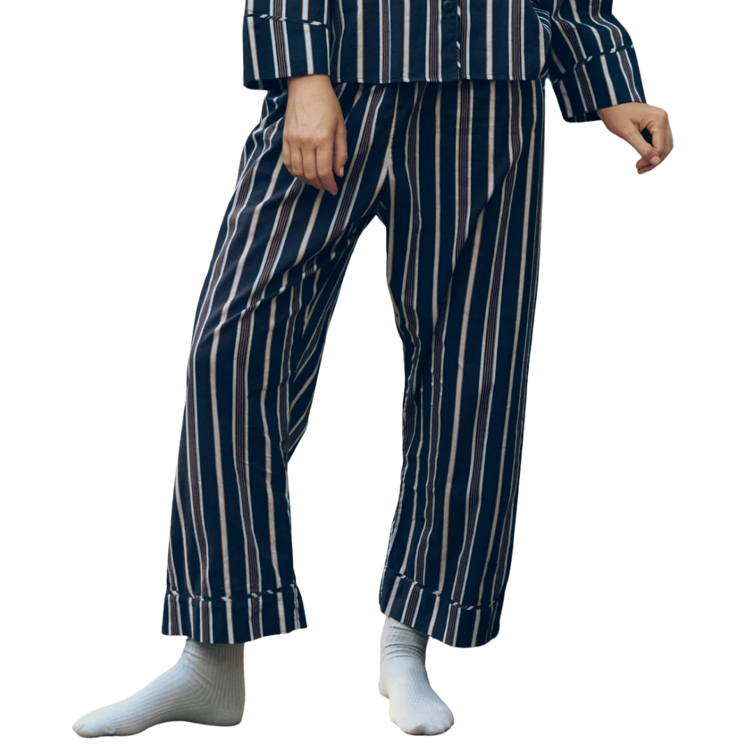 The Easy Sleep Pant in Coastline Stripe