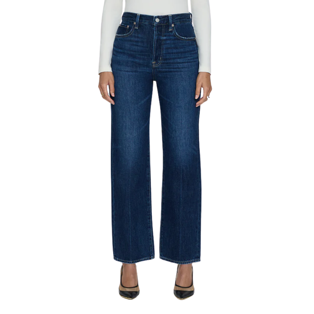 Cassie Super High Rise Straight Jean in Cultivate